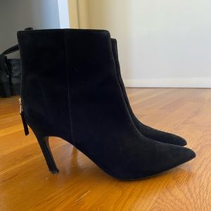 Topshop black stiletto booties